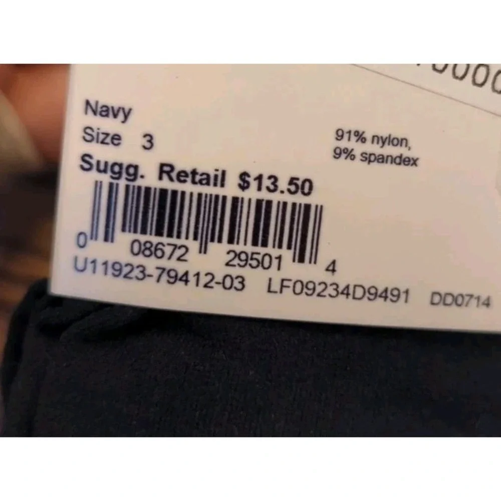 Hue Super Opaque Tights Control Top Size 3‎ New In Package Navy Blue